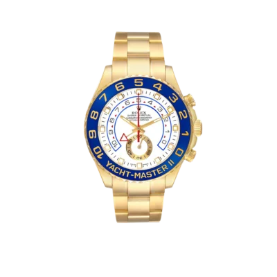 Rolex Yachtmaster II 44mm Regatta Yellow Gold Mens Watch 116688